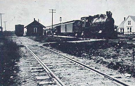 PM Dtevensville Depot with train